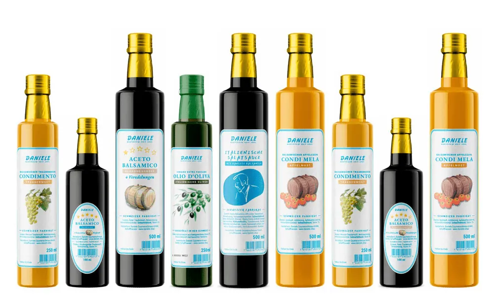 Productserie met digitaal gedrukte etiketten in meerdere varianten – flexibel zonder drukvormkosten